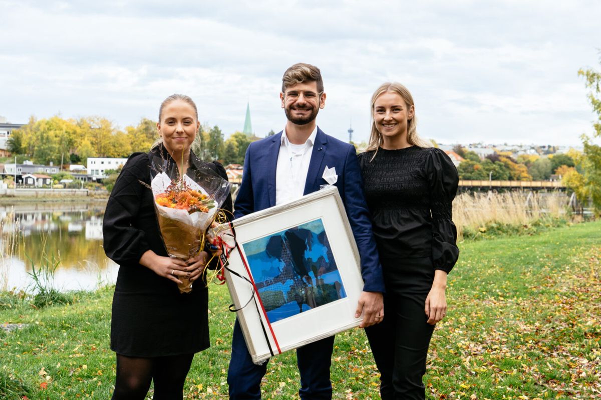 Arealize receiving Adolf Øien award